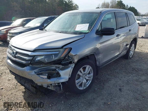 2016 Honda Pilot LX with VIN 5FNYF5H17GB029339, listed as a IAAI auction lot 41837038 with Not Provided miles and . Bid and sale history available at DreamBid. Image 21.
