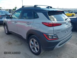 2023 Hyundai Kona SEL with VIN KM8K6CAB4PU008576, listed as a IAAI auction lot 42238107 with 40,248 mi miles and . Bid and sale history available at DreamBid. Image 3.