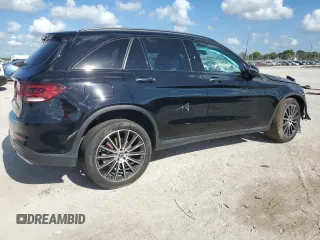 2021 Mercedes-Benz GLC 300 with VIN W1N0G8DB9MV302054, listed as a Copart auction lot 60962465 with 26,709 mi miles and Salvage title. Bid and sale history available at DreamBid. Image 3.