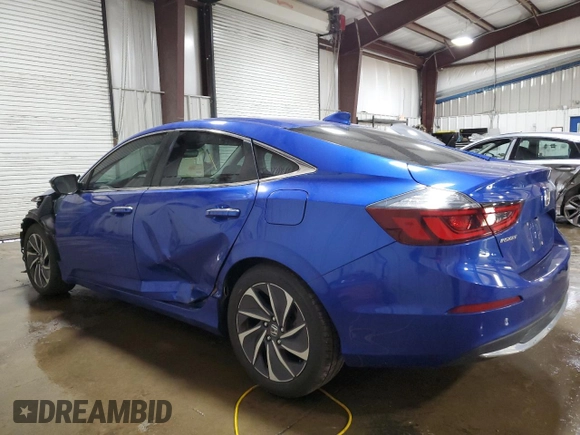 2019 Honda Insight Touring with VIN 19XZE4F90KE003576, listed as a Copart auction lot 52188155 with 52,457 mi miles and Salvage Title. Bid and sale history available at DreamBid. Image 2.