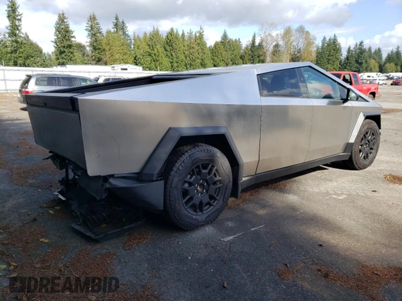 2024 Tesla Cybertruck z VIN 7G2CEHED8RA006307, wystawiony jako Copart lot #74118474 z przebiegiem 1773 mil mil oraz Szkody całkowita. Historia ofert i sprzedaży dostępna na DreamBid. Obrazek 3.