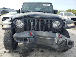 2021 Jeep Wrangler Rubicon with VIN 1C4HJXCG5MW797267, listed as a Copart auction lot 53585825 with 44,496 mi miles and Salvage title. Bid and sale history available at DreamBid. Image 5.