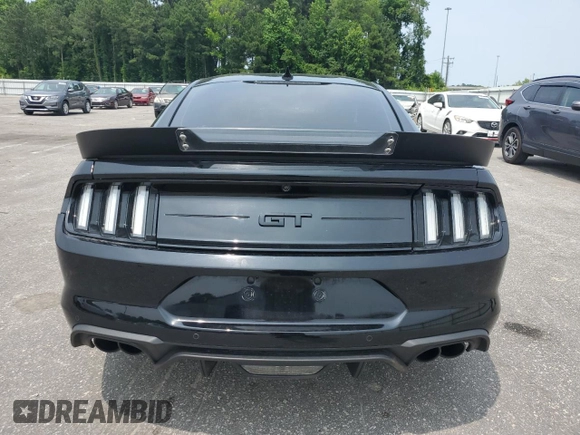 2021 Ford Mustang GT with VIN 1FA6P8CF5M5138684, listed as a Copart auction lot 59419045 with 32,241 mi miles and Salvage title. Bid and sale history available at DreamBid. Image 6.