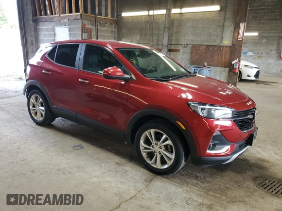 2020 Buick Encore GX Preferred with VIN KL4MMBS28LB099959, listed as a Copart auction lot 64276195 with 25,901 mi miles and Salvage title. Bid and sale history available at DreamBid. Image 4.