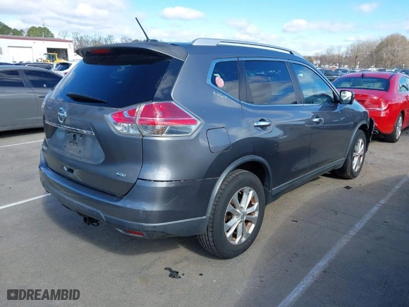 2015 Nissan Rogue SV with VIN KNMAT2MTXFP513087, listed as a IAAI auction lot 41737971 with 143,892 mi miles. Bid and sale history available at carsss.com. Image 4.