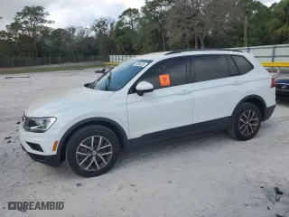 2021 Volkswagen Tiguan S with VIN 3VV1B7AX9MM107846, listed as a Copart auction lot 45884325 with 58,591 mi miles and Non Repairable. Bid and sale history available at carsss.com. Image 1.