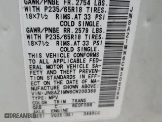2012 Nissan Murano SV with VIN JN8AZ1MW6CW208369, listed as a Copart auction lot 50828595 with 216,324 mi miles and Salvage Title. Bid and sale history available at carsss.com. Image 15.