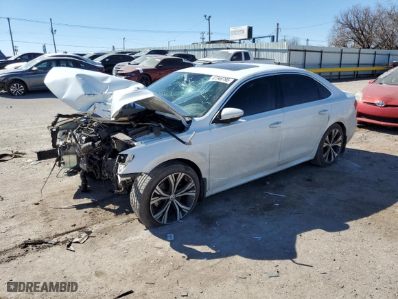 2020 Volkswagen Passat 2.0T SEL with VIN 1VWCA7A37LC013064, listed as a Copart auction lot 47346795 with 0 mi miles and Salvage Title. Bid and sale history available at carsss.com. Image 1.