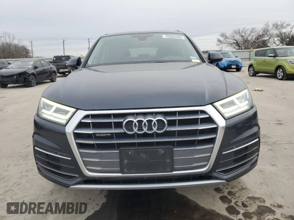 2019 Audi Q5 Premium Plus with VIN WA1BNAFY7K2033026, listed as a Copart auction lot 45955385 with 16,657 mi miles and Salvage Title. Bid and sale history available at carsss.com. Image 5.