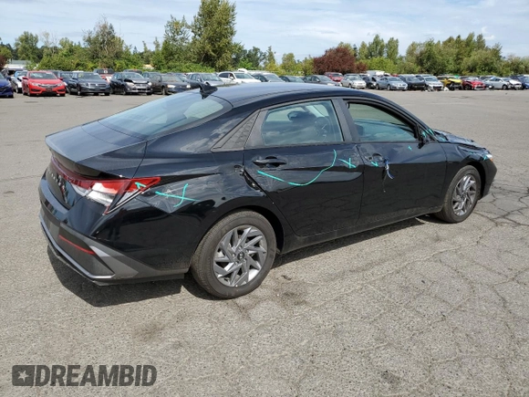 2024 Hyundai Elantra SEL with VIN KMHLM4DG9RU764382, listed as a Copart auction lot 68087884 with 365 mi miles and Salvage Title. Bid and sale history available at carsss.com. Image 3.