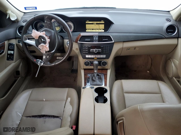 2012 Mercedes-Benz C-Class C 250 Sport with VIN WDDGF4HBXCR237742, listed as a Copart auction lot 88679085 with 124,708 mi miles and Salvage Title. Bid and sale history available at carsss.com. Image 8.