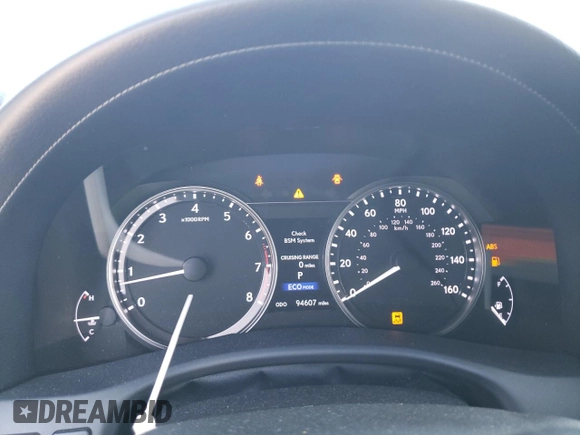 2015 Lexus GS 350 with VIN JTHBE1BL4FA007736, listed as a Copart auction lot 70201414 with 94,607 mi miles and Salvage Title. Bid and sale history available at carsss.com. Image 9.