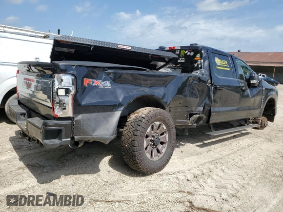 2024 Ford F-350 XL with VIN 1FT8W3BM1REC37101, listed as a Copart auction lot 56579605 with 34,858 mi miles and Salvage title. Bid and sale history available at DreamBid. Image 3.