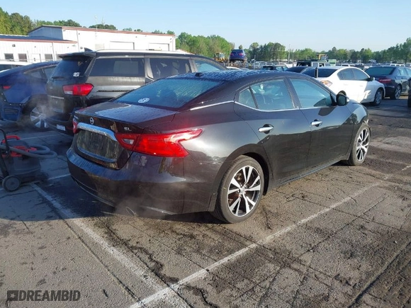 2017 Nissan Maxima SR with VIN 1N4AA6AP3HC453027, listed as a IAAI auction lot 41965266 with 42,073 mi miles. Bid and sale history available at carsss.com. Image 4.