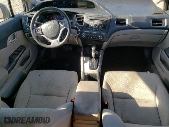 2015 Honda Civic LX with VIN 19XFB2F55FE233052, listed as a Copart auction lot 46302075 with 102,482 mi miles and Salvage Title. Bid and sale history available at carsss.com. Image 8.