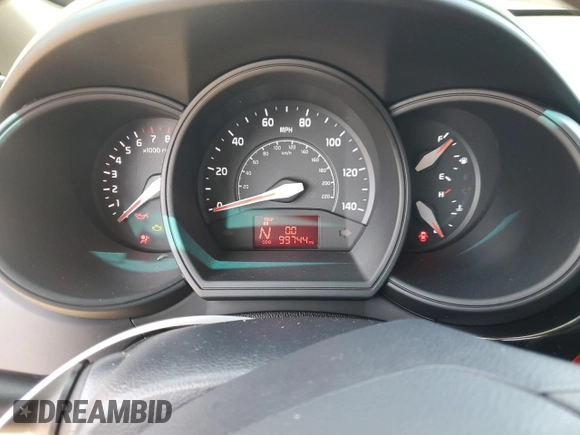 2016 Kia Rio LX with VIN KNADM4A38G6531473, listed as a Copart auction lot 64655924 with 99,744 mi miles and Salvage Title. Bid and sale history available at carsss.com. Image 9.