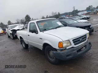 2001 Ford Ranger XL with VIN 1FTYR10U21TB03387, listed as a IAAI auction lot 41114097 with 275,650 mi miles and . Bid and sale history available at carsss.com. Image 1.