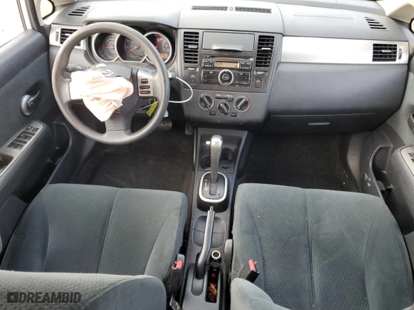 2010 Nissan Versa 1.8 S with VIN 3N1BC1CP9AL370126, listed as a Copart auction lot 46831095 with 124,841 mi miles and Salvage Title. Bid and sale history available at carsss.com. Image 8.