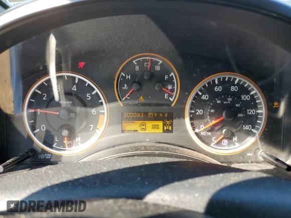 2013 Nissan Titan SV with VIN 1N6BA0EC3DN305832, listed as a Copart auction lot 72400294 with 300,083 mi miles and Salvage title. Bid and sale history available at DreamBid. Image 9.