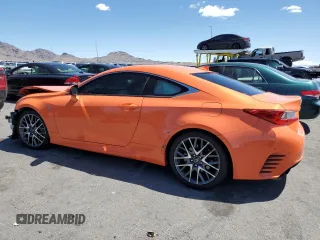 2015 Lexus RC 350 F Sport with VIN JTHHE5BC0F5002916, listed as a Copart auction lot 56970845 with 171,349 mi miles and Salvage title. Bid and sale history available at DreamBid. Image 2.