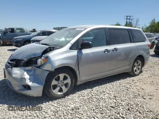 2015 Toyota Sienna L with VIN 5TDZK3DC3FS641656, listed as a Copart auction lot 56275585 with 136,382 mi miles and Clean Title. Bid and sale history available at DreamBid. Image 1.