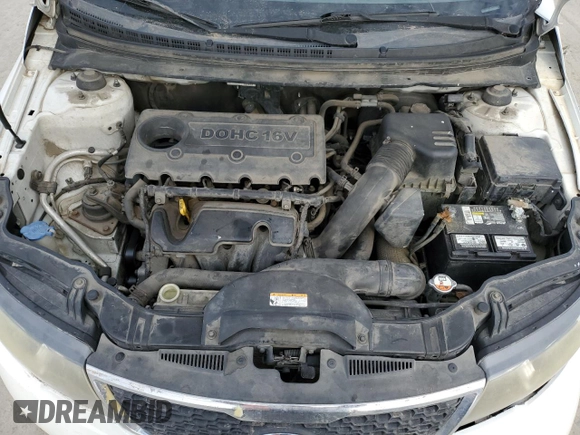 2012 Kia Forte EX with VIN KNAFU4A23C5637085, listed as a Copart auction lot 46808705 with 284,039 mi miles and Salvage Title. Bid and sale history available at carsss.com. Image 13.