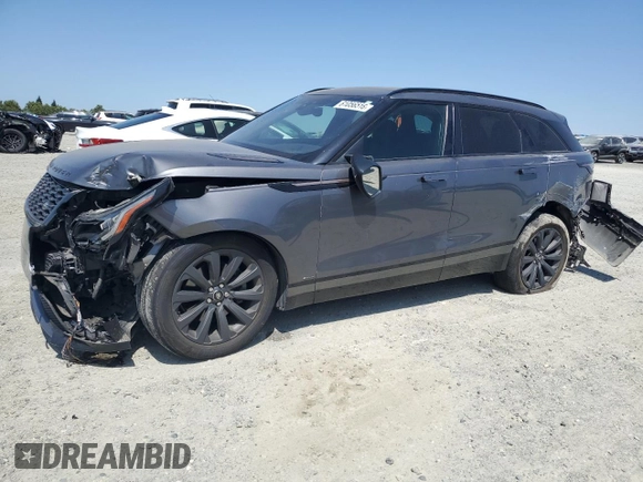 2018 Land Rover Range Rover Velar R-Dynamic SE z VIN SALYL2RV8JA772755, wystawiony jako Copart lot #61056515 z przebiegiem 45 098 mil mil oraz Szkoda całkowita • Salvage title. Historia ofert i sprzedaży dostępna na DreamBid. Obrazek 1.