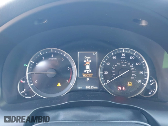 2018 Lexus ES with VIN 58ABK1GG1JU116186, listed as a IAAI auction lot 41981965 with 98,233 mi miles. Bid and sale history available at carsss.com. Image 7.