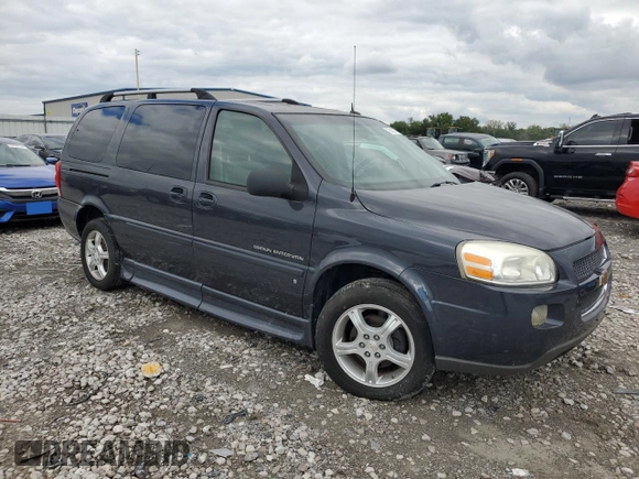 2008 Chevrolet Uplander LS Fleet z VIN 1GBDV13W08D105610, wystawiony jako Copart lot #72813174 z przebiegiem 116 184 mil mil oraz Szkoda całkowita • Salvage title. Historia ofert i sprzedaży dostępna na DreamBid. Obrazek 4.