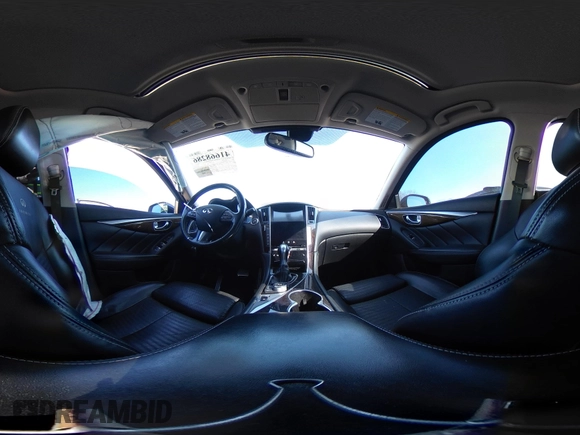 2014 Infiniti Q50 Sport with VIN JN1BV7AP5EM689535, listed as a IAAI auction lot 41668286 with 152,970 mi miles and . Bid and sale history available at DreamBid. Image 18.