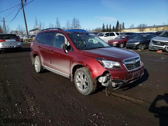 2018 Subaru Forester Touring with VIN JF2SJAWC9JH609122, listed as a Copart auction lot 48861315 with 50,957 mi miles and Salvage Title. Bid and sale history available at carsss.com. Image 12.