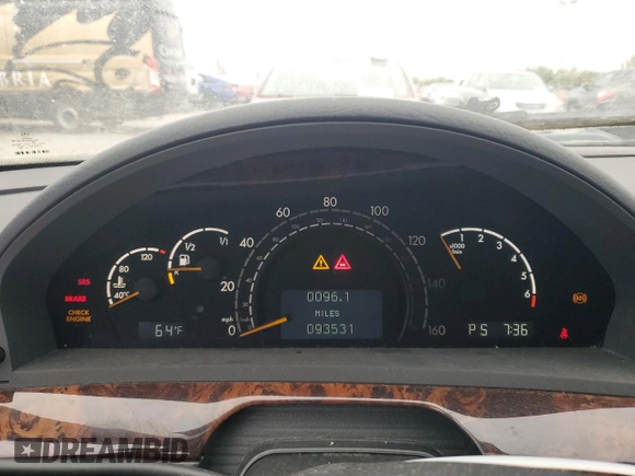 2002 Mercedes-Benz S-Class 5.0L with VIN WDBNG75J62A283821, listed as a Copart auction lot 72925304 with 93,531 mi miles and Clean Title. Bid and sale history available at carsss.com. Image 9.