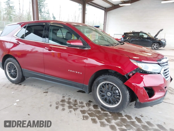 2018 Chevrolet Equinox LT with VIN 3GNAXSEV6JS568254, listed as a IAAI auction lot 41980375 with 81,371 mi miles. Bid and sale history available at carsss.com. Image 1.