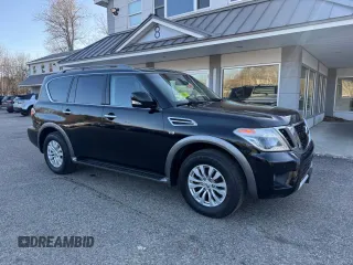 2017 Nissan Armada SV with VIN JN8AY2NC9H9501489, listed as a Copart auction lot 52815725 with 145,205 mi miles and Clean Title. Bid and sale history available at carsss.com. Image 1.
