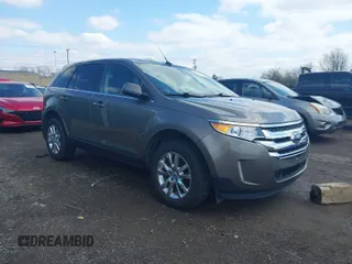 2013 Ford Edge Limited with VIN 2FMDK3KC0DBC18122, listed as a IAAI auction lot 41925582 with 190,955 mi miles. Bid and sale history available at carsss.com. Image 1.