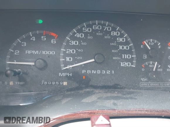 1999 Cadillac Escalade with VIN 1GYEK13R0XR415674, listed as a IAAI auction lot 40003144 with 80,959 mi miles and . Bid and sale history available at DreamBid. Image 7.