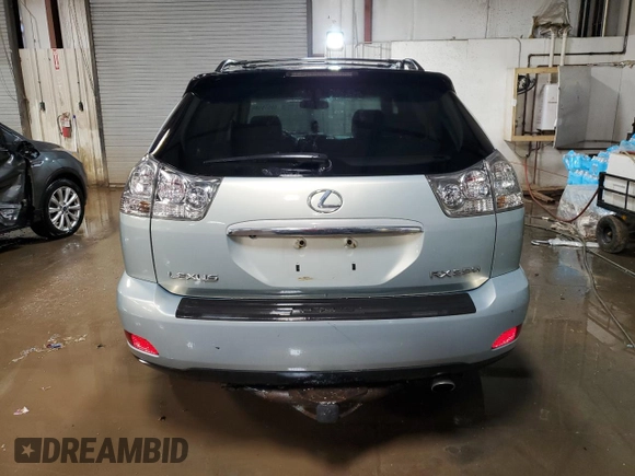 2009 Lexus RX 350 with VIN 2T2HK31U89C110907, listed as a Copart auction lot 50955995 with 195,294 mi miles and Salvage Title. Bid and sale history available at DreamBid. Image 6.