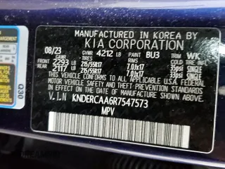 2024 Kia Seltos EX with VIN KNDERCAA6R7547573, listed as a Copart auction lot 49630905 with 33,887 mi miles and Salvage Title. Bid and sale history available at carsss.com. Image 14.
