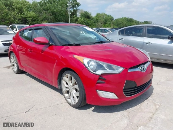 2013 Hyundai Veloster RE:MIX with VIN KMHTC6AD5DU156831, listed as a IAAI auction lot 42051205 with 145,443 mi miles. Bid and sale history available at carsss.com. Image 1.
