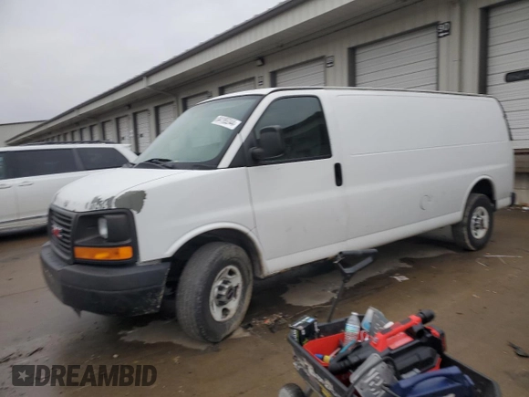 2011 GMC Savana Cargo z VIN 1GTW7GCAXB1905846, wystawiony jako Copart lot #84195244 z przebiegiem 329 583 mil mil oraz Nie do naprawy • Non repairable. Historia ofert i sprzedaży dostępna na DreamBid. Obrazek 1.