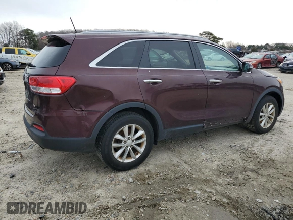 2016 Kia Sorento LX with VIN 5XYPG4A34GG181649, listed as a Copart auction lot 46247775 with 147,193 mi miles and Salvage Title. Bid and sale history available at carsss.com. Image 3.
