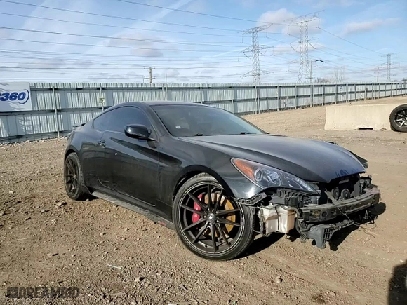 2011 Hyundai Genesis Coupe with VIN KMHHT6KD0BU046464, listed as a Copart auction lot 81629334 with 127,175 mi miles and Salvage Title. Bid and sale history available at carsss.com. Image 11.