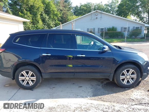 2015 Chevrolet Traverse LT with VIN 1GNKVHKD8FJ385472, listed as a IAAI auction lot 42630555 with 156,648 mi miles and . Bid and sale history available at DreamBid. Image 14.