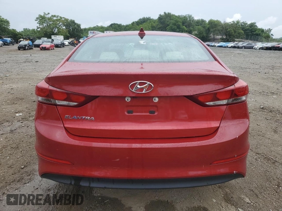 2017 Hyundai Elantra SE with VIN 5NPD84LF1HH121832, listed as a Copart auction lot 63897005 with 112,646 mi miles and Clean title. Bid and sale history available at DreamBid. Image 6.