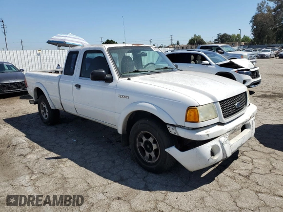 2002 Ford Ranger XL with VIN 1FTYR14U82PA99849, listed as a Copart auction lot 52365325 with 248,297 mi miles and Salvage Title. Bid and sale history available at DreamBid. Image 4.