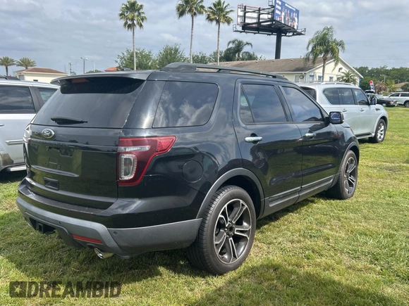 2013 Ford Explorer Sport with VIN 1FM5K8GT4DGB67923, listed as a Copart auction lot 54363125 with 160,947 mi miles and Clean Title. Bid and sale history available at carsss.com. Image 4.