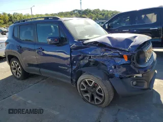 2017 Jeep Renegade Latitude z VIN ZACCJBBB5HPF56069, wystawiony jako Copart lot #74359274 z przebiegiem 153 998 mil mil oraz Nie do naprawy. Historia ofert i sprzedaży dostępna na DreamBid. Obrazek 4.