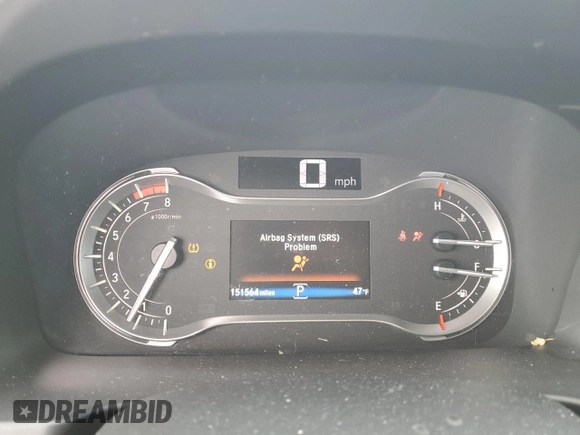 2017 Honda Pilot EX-L with VIN 5FNYF6H59HB032608, listed as a Copart auction lot 42244755 with 151,564 mi miles and Salvage Title. Bid and sale history available at DreamBid. Image 9.