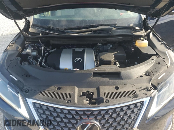 2021 Lexus RX 350L with VIN JTJHZKEA6M2021819, listed as a Copart auction lot 74559854 with 14,652 mi miles and Salvage title. Bid and sale history available at DreamBid. Image 12.
