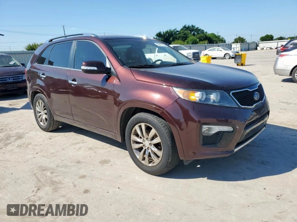 2012 Kia Sorento SX with VIN 5XYKW4A28CG234559, listed as a Copart auction lot 58477575 with 129,400 mi miles and Clean title. Bid and sale history available at DreamBid. Image 4.